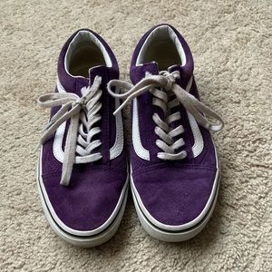 Purple old-skool vans